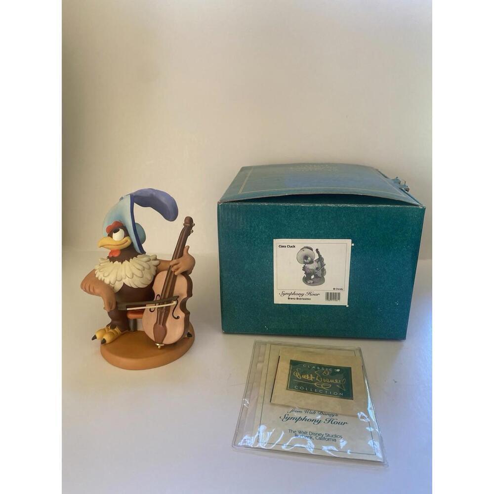 WDCC Disney Symphony Hour "Bravo Bravissimo" Clara Cluck Figure w/ Box